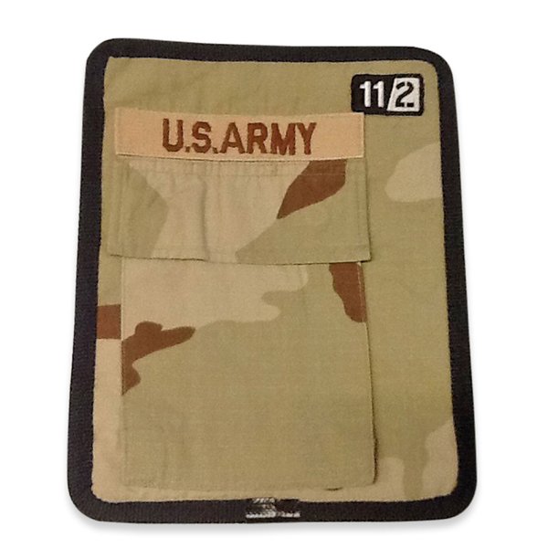 Tablet-Tasche aus US Army Feldjacke/ Wüstentarnjacken